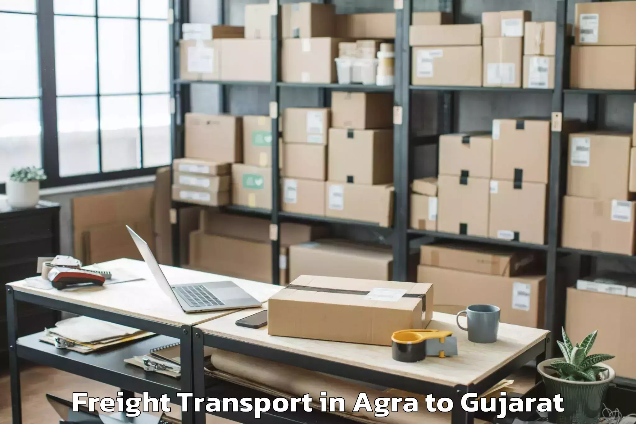 Book Agra to Kundla Freight Transport Online